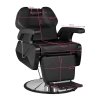 Fotel barberski Hair System New York czarny